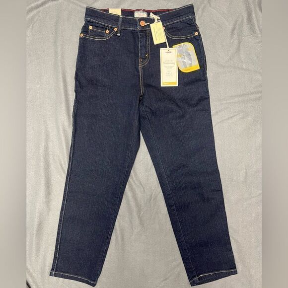 Levi Strauss Women’s Blue Perfectly Slimming 512 Ankle Pencil Size 6 Medium - Picture 2 of 11